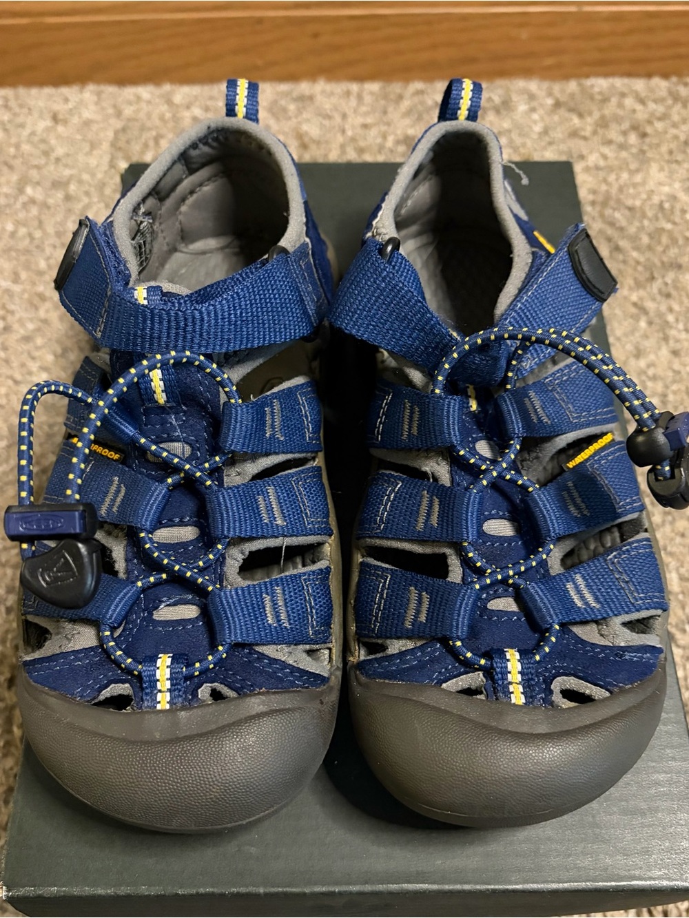 Keen Kids Navy and Gray Closed-Toe Sport Sandals